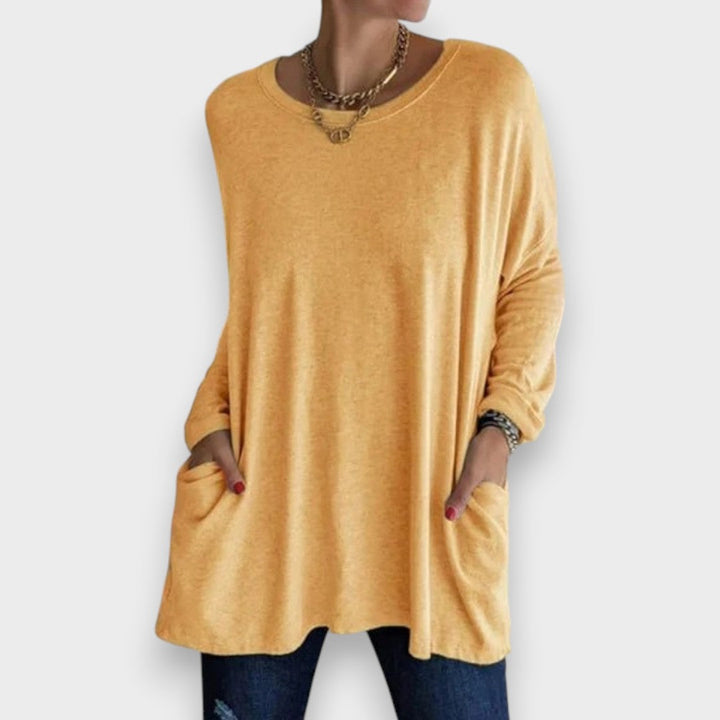 Aelira | Casual Langærmet Top