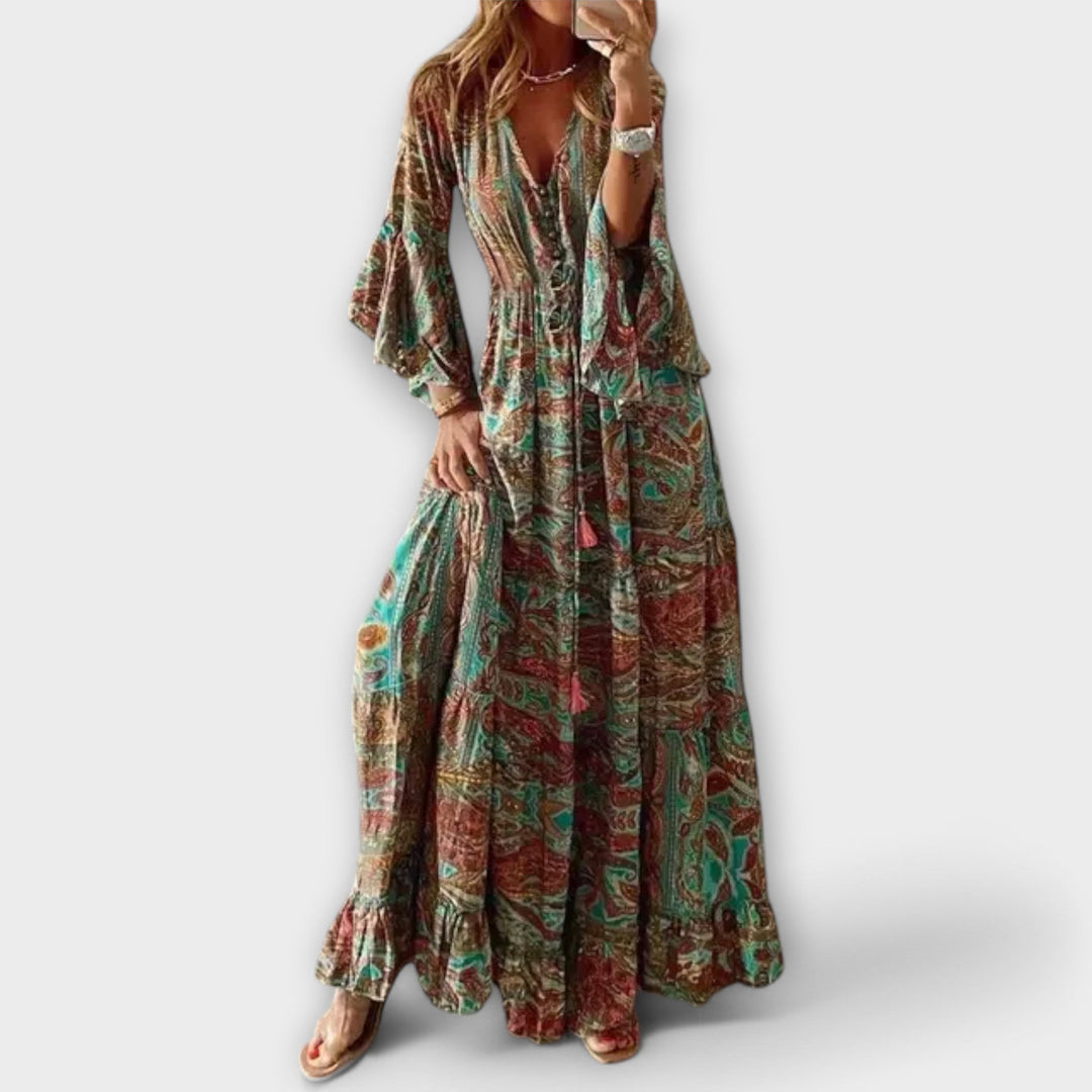 Sariah - Komfortabel Maxi Kjole