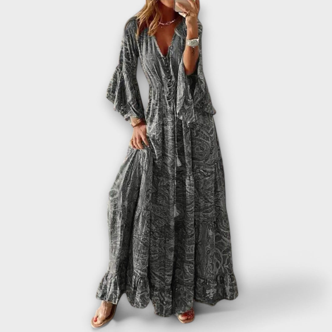 Sariah - Komfortabel Maxi Kjole