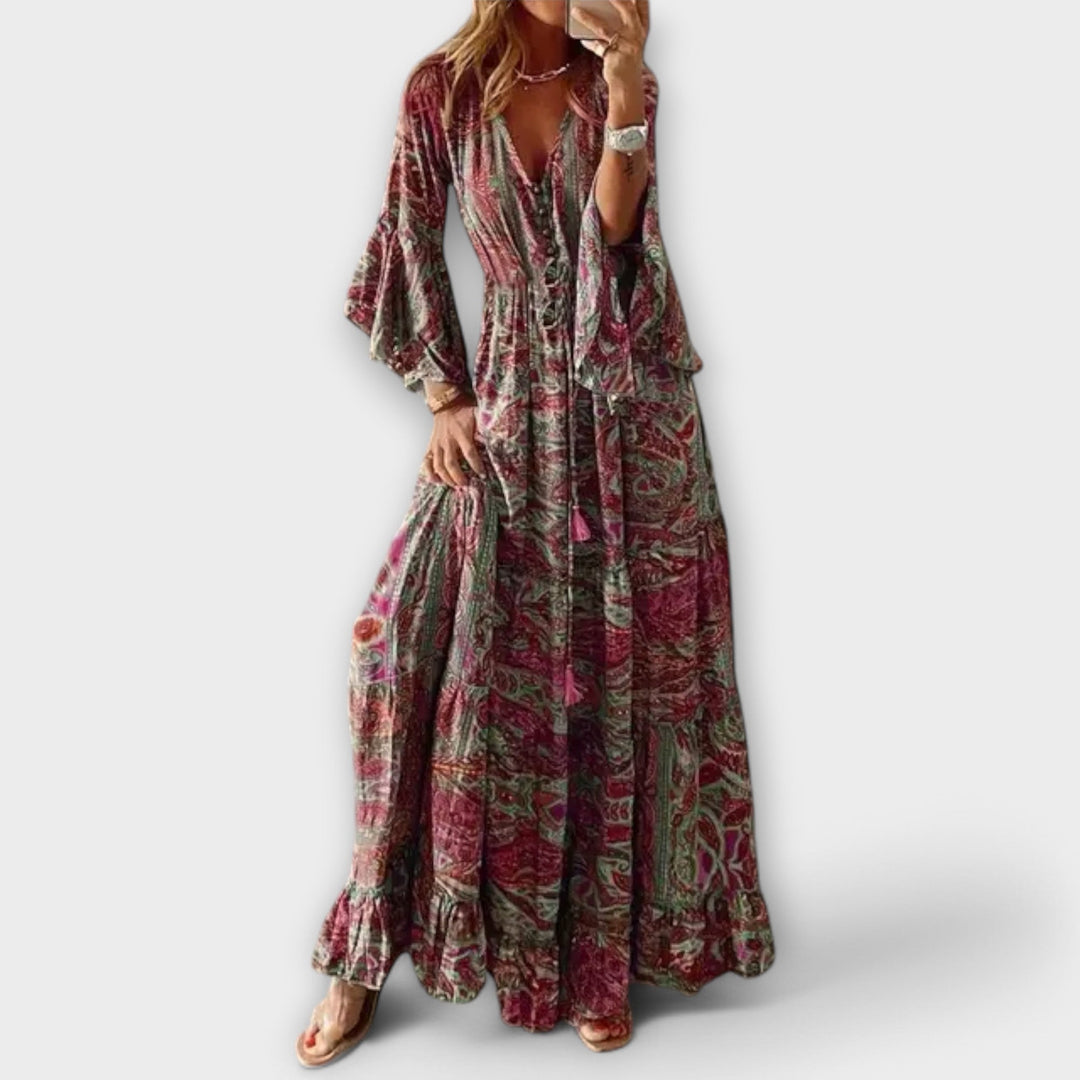 Sariah - Komfortabel Maxi Kjole
