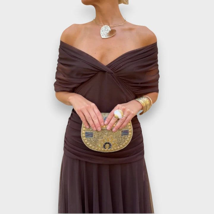 Malia | Elegant Kjole med V-Hals