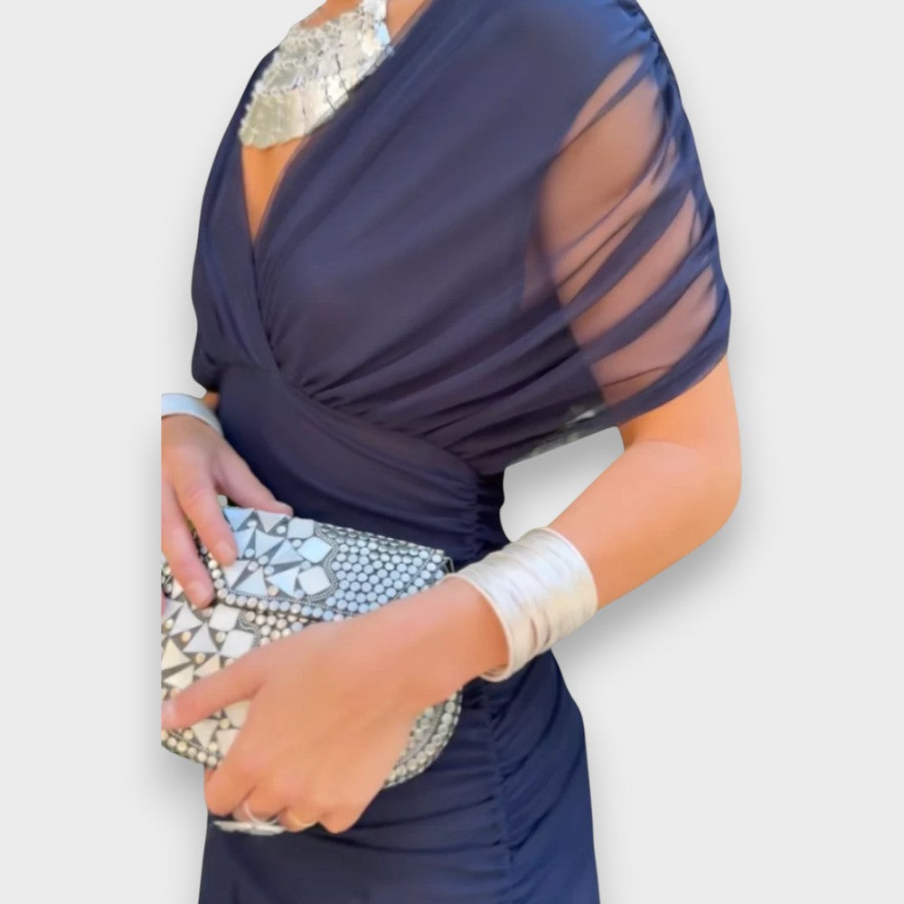 Malia | Elegant Kjole med V-Hals