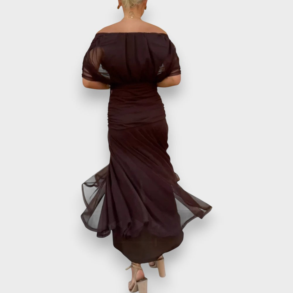 Malia | Elegant Kjole med V-Hals