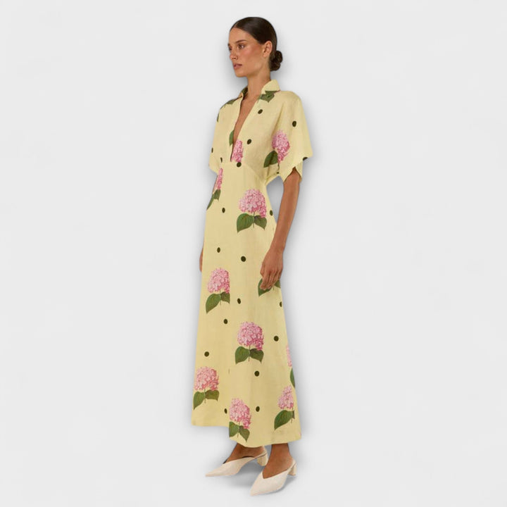 Kayla - Lang, Flydende Kjole