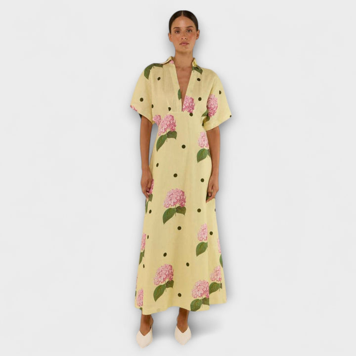 Kayla - Lang, Flydende Kjole