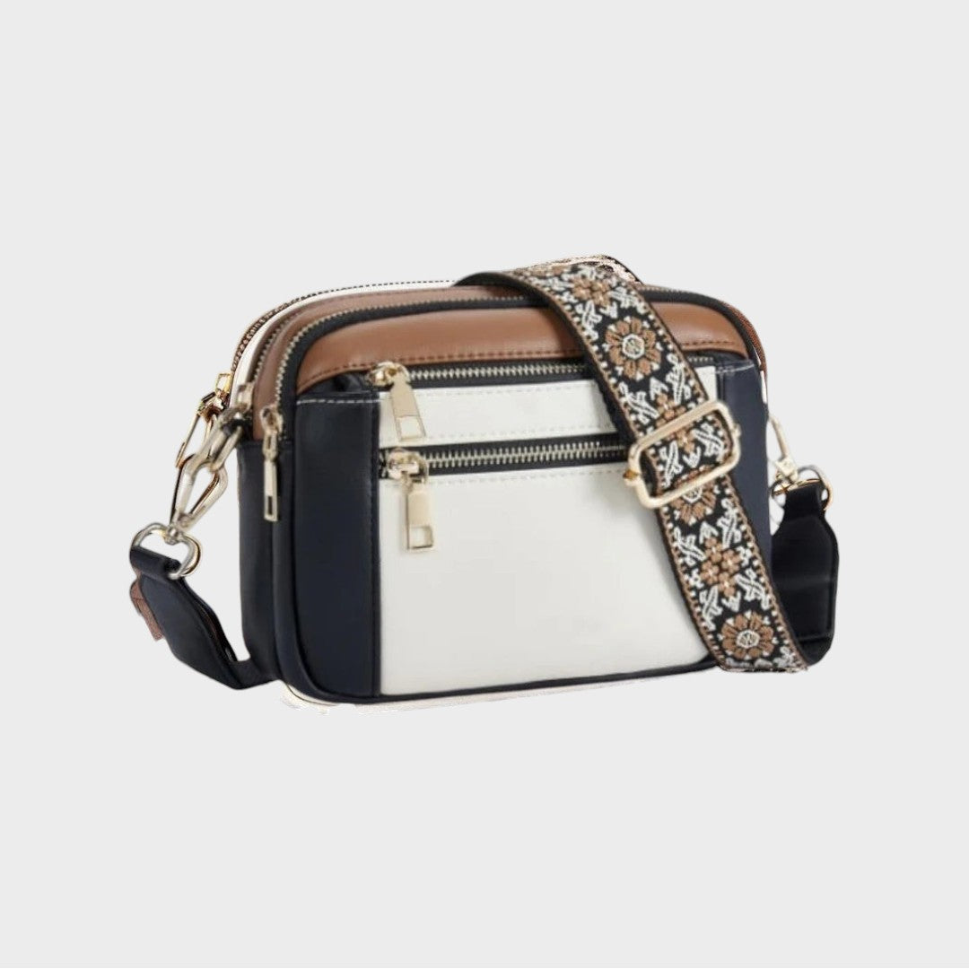 Selina | Skuldertaske lavet af raffineret læder