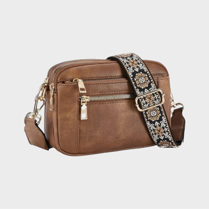 Selina | Skuldertaske lavet af raffineret læder