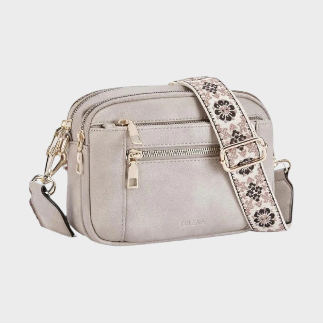 Selina | Skuldertaske lavet af raffineret læder
