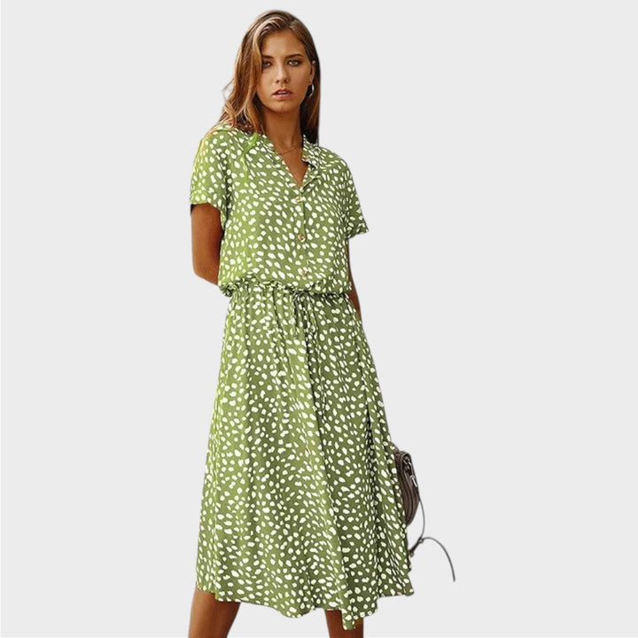 Madelina | Elegant Multifarvet Sommerkjole