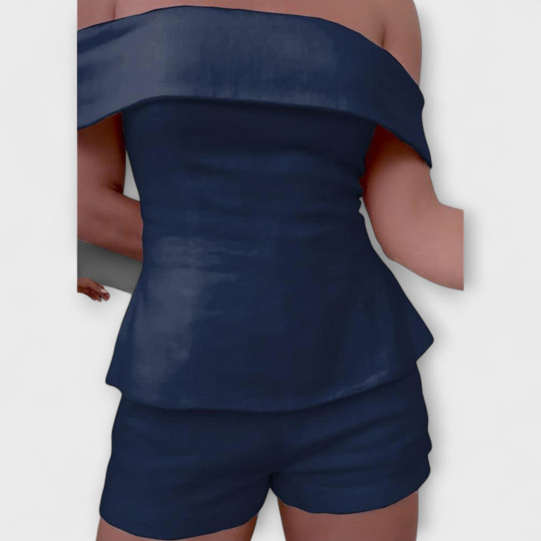 Olivia - Stilfuld Sæt i Bomuld-Linned