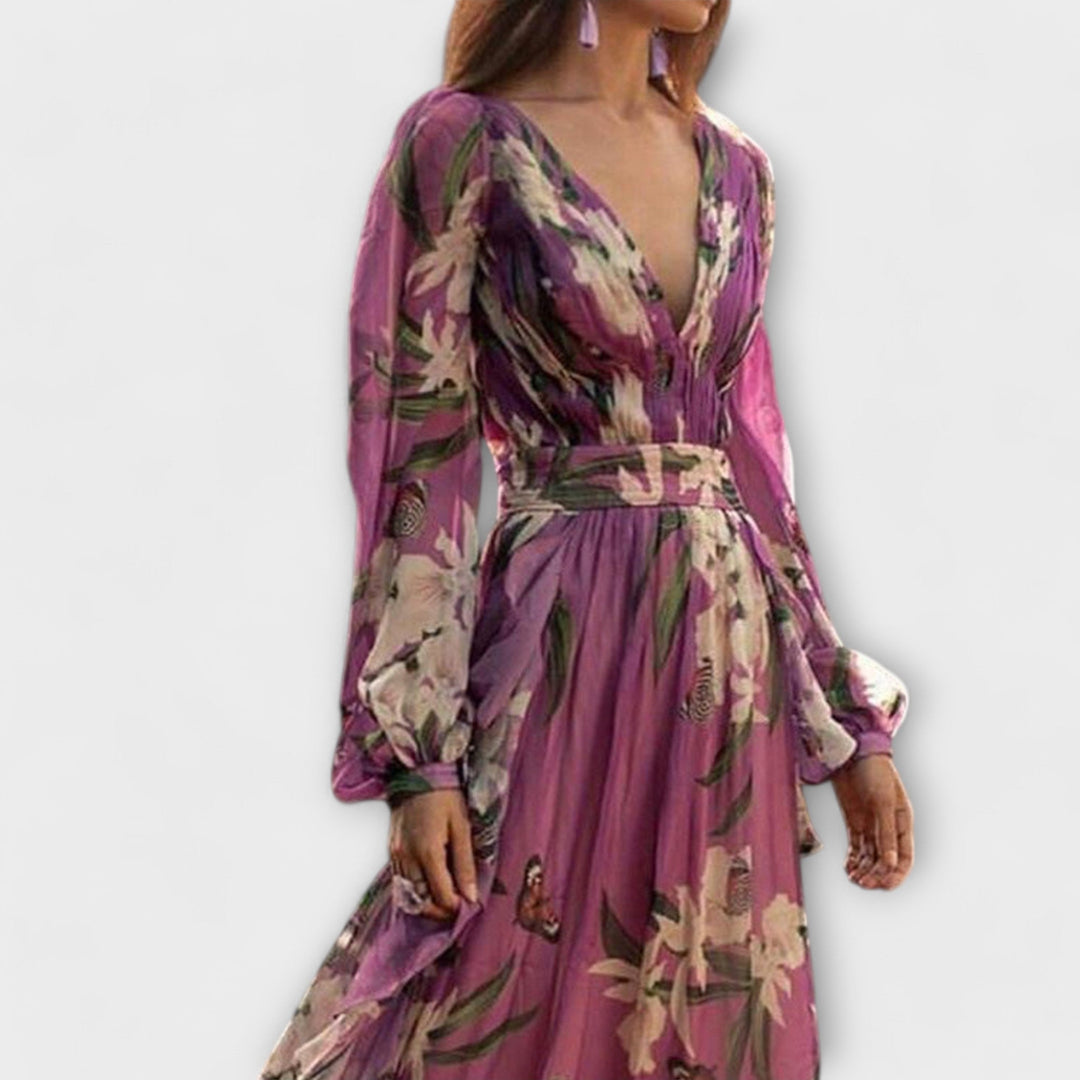 Højkvalitets Elegant Maxi Kjole