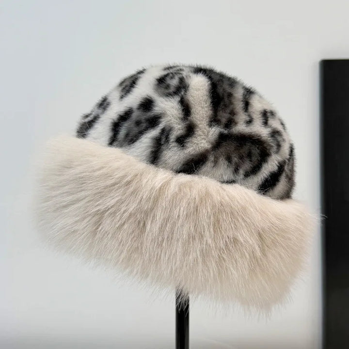 Amarah | Leopardprint Faux Fur Hat