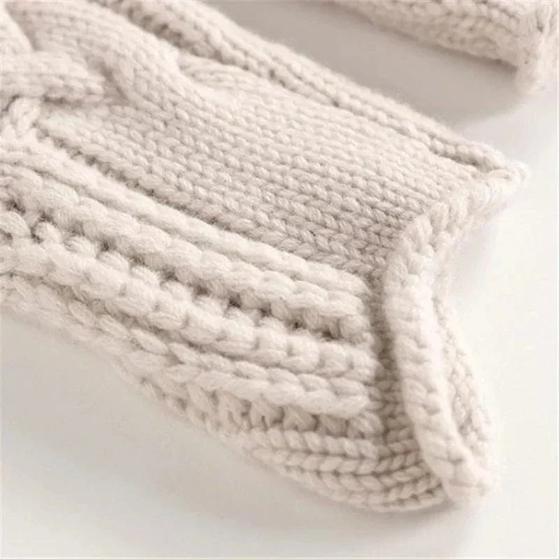 Kensia – Cashmere Sweater med Kabelstrik