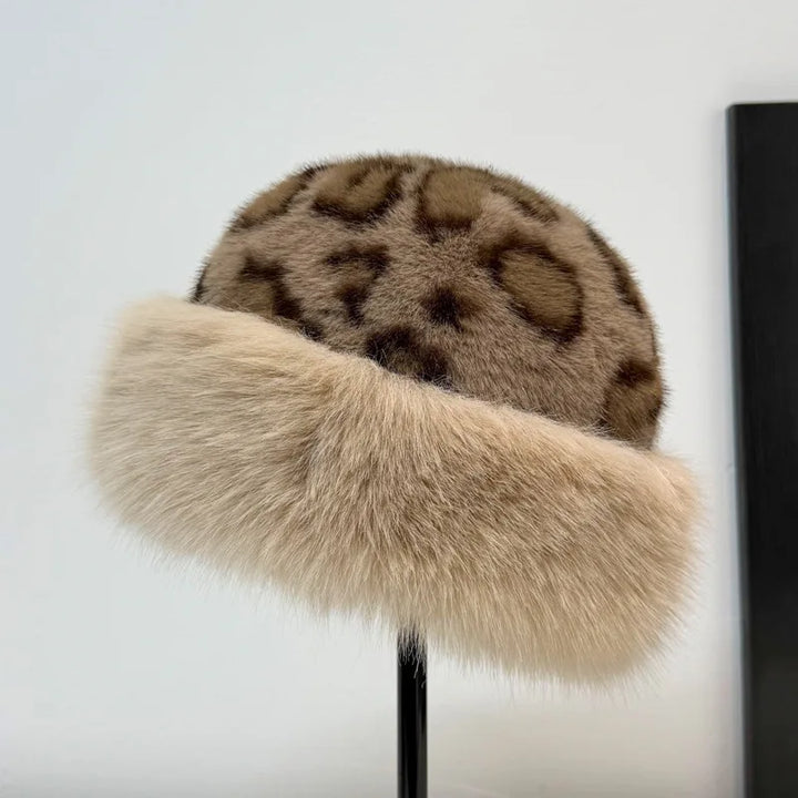 Amarah | Leopardprint Faux Fur Hat