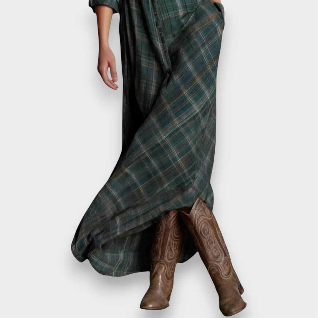 Sarah | Casual Check Dress