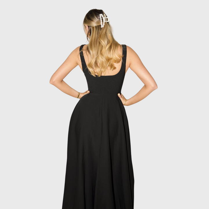 Amelia | Tidlessende Flydende Midi Kjole