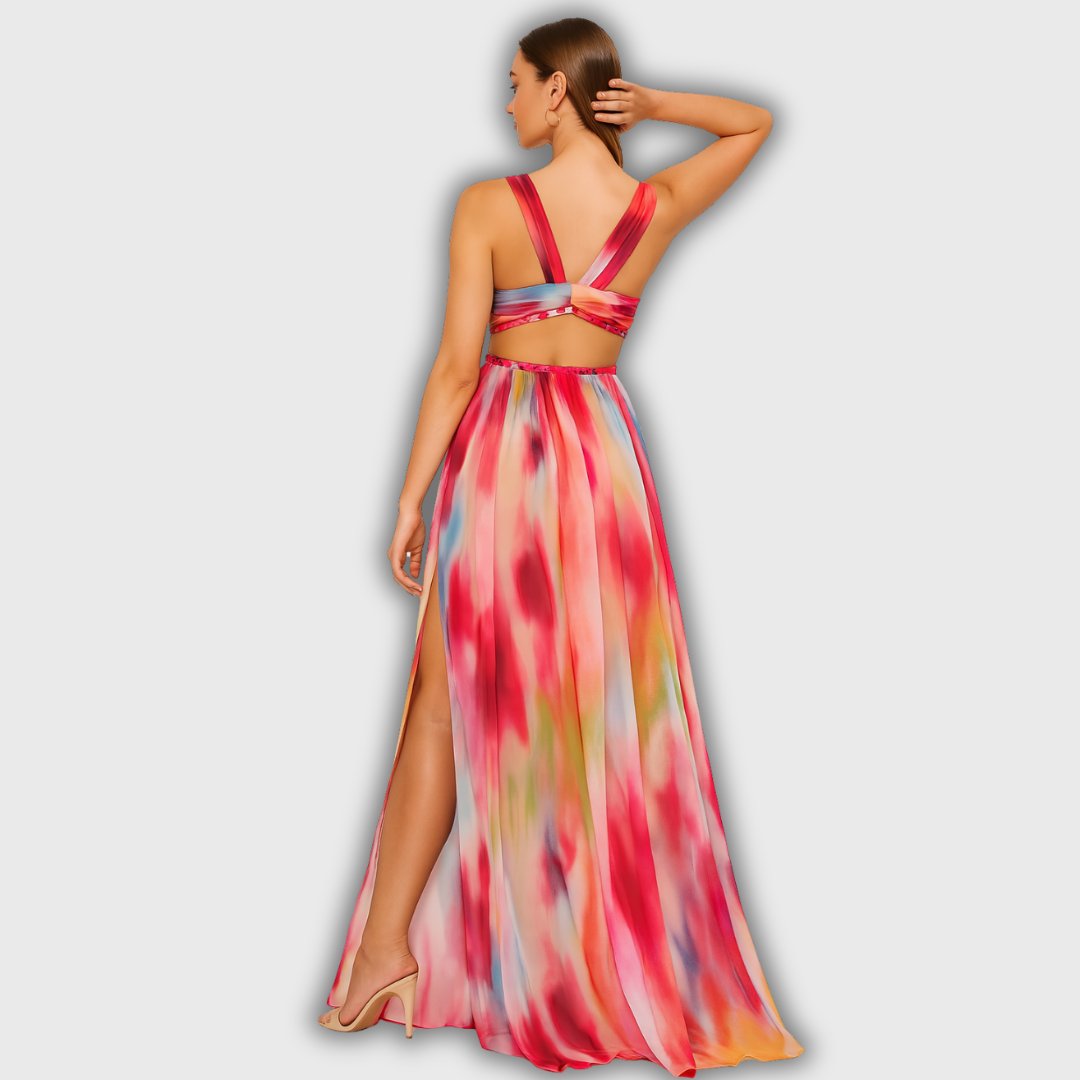 Freya | Trykt Maxi Kjole