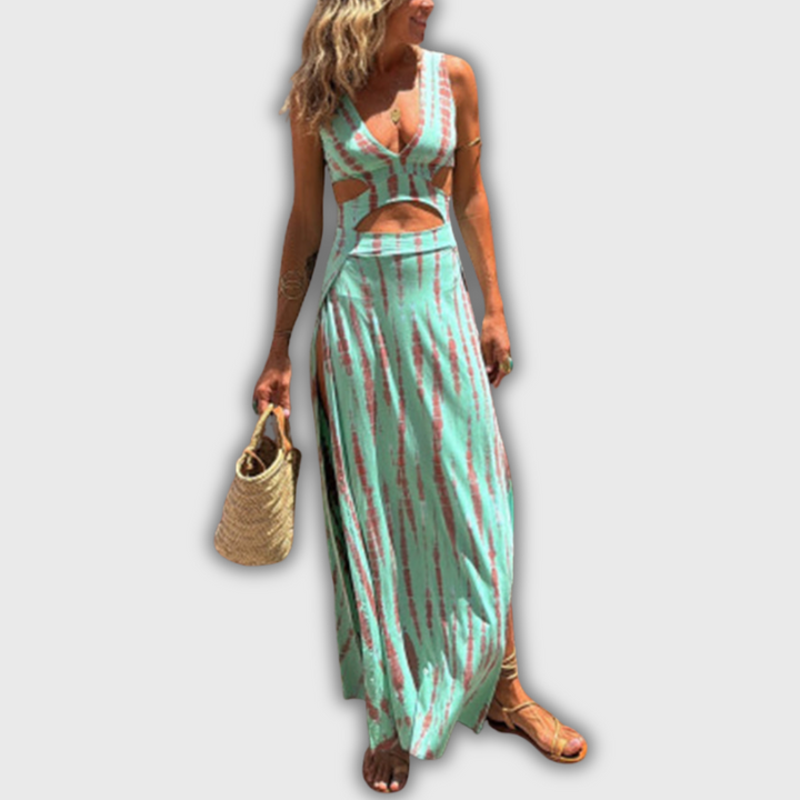 Bianca – Kjole med Dybt Udsnit og Udsparinger