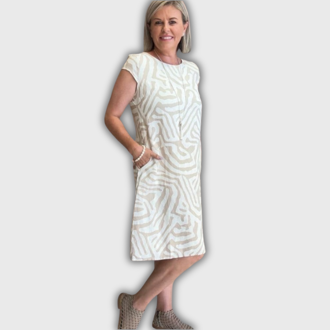 Camille - Sommerkjole med Rund Udhulning