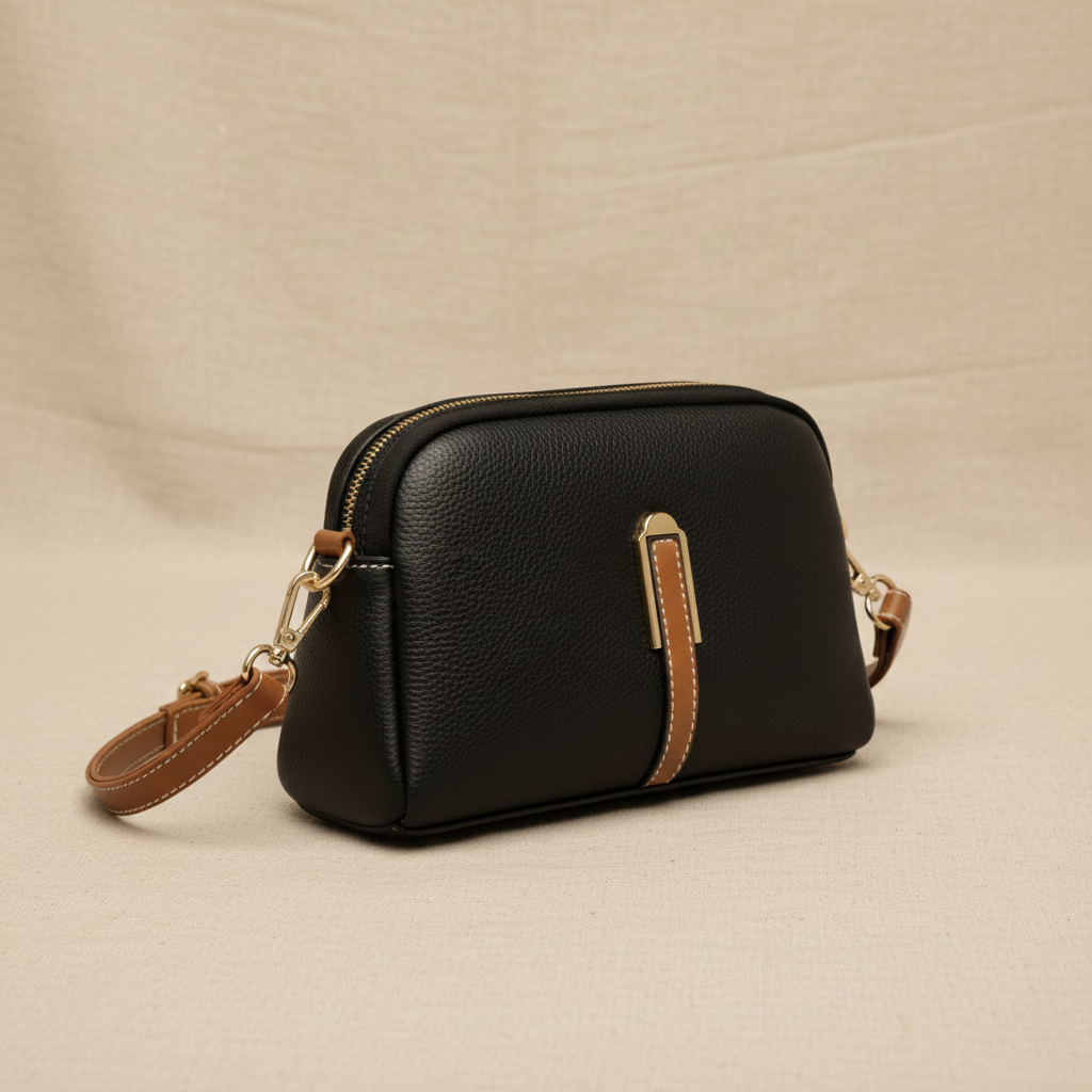 Mila Læder Crossbody Taske