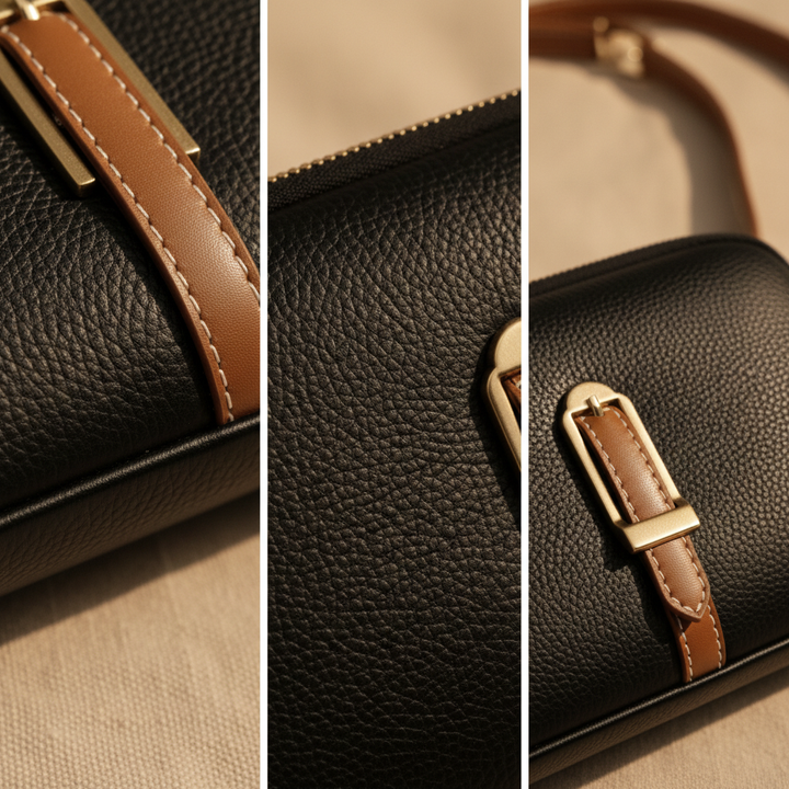 Mila Læder Crossbody Taske