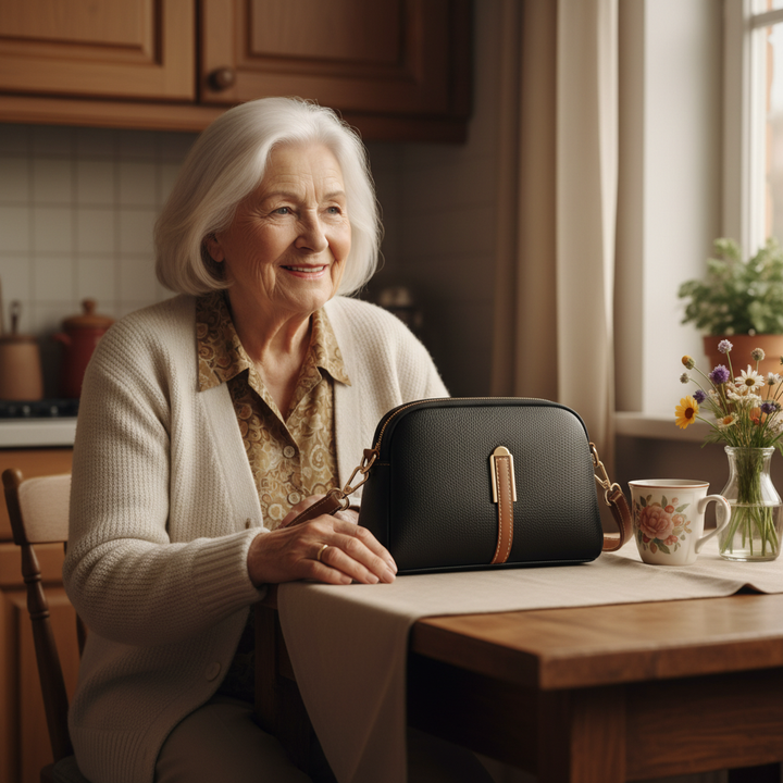 Mila Læder Crossbody Taske