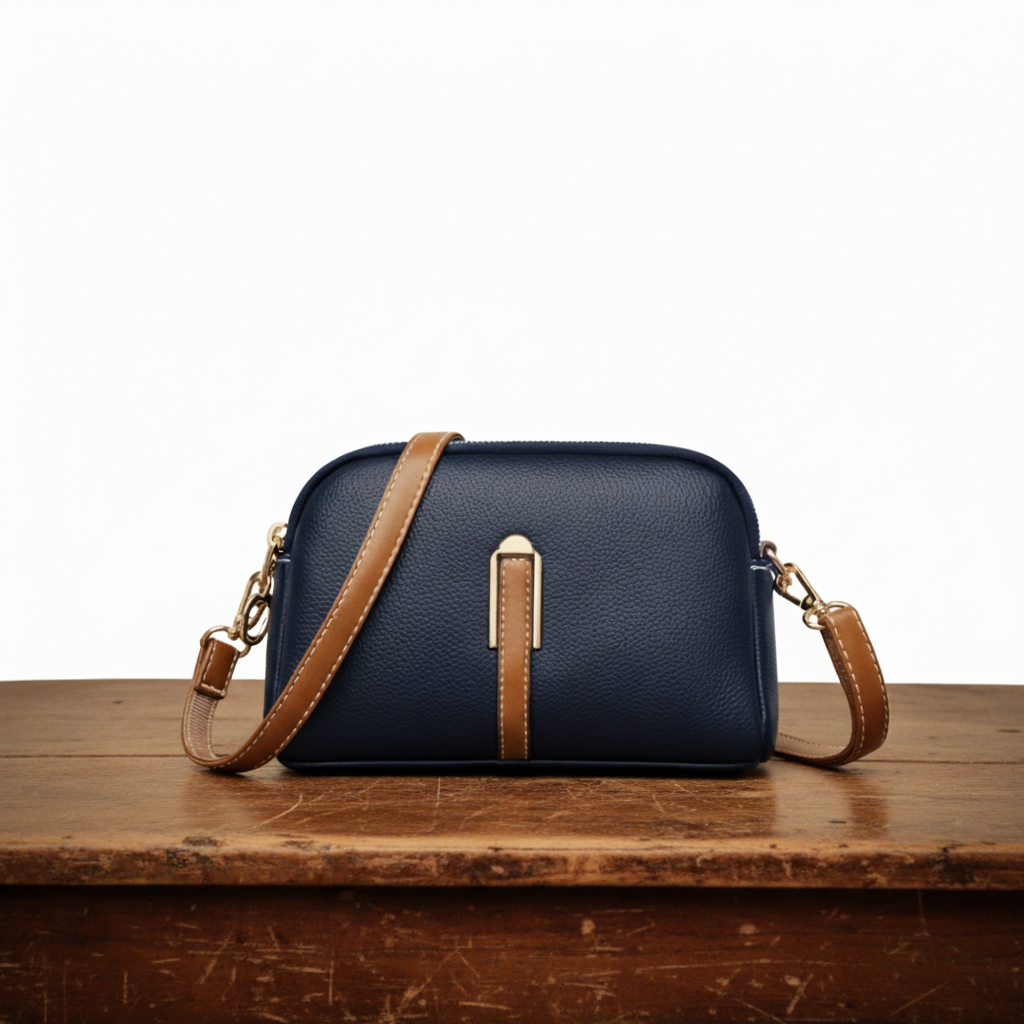 Mila Læder Crossbody Taske