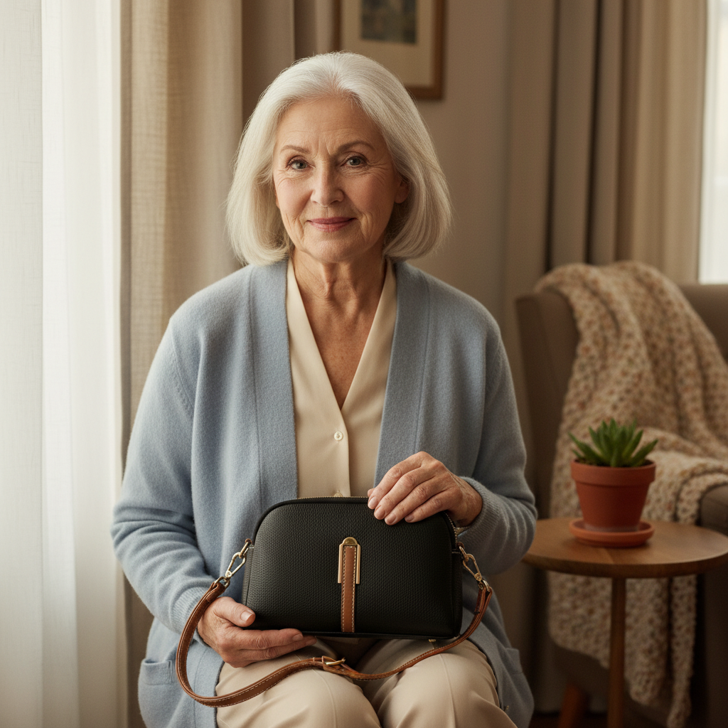 Mila Læder Crossbody Taske