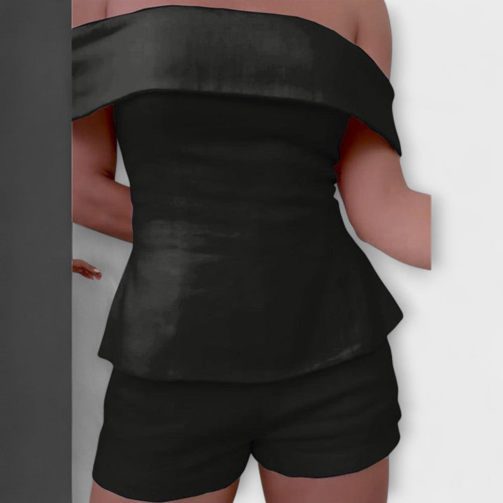 Olivia - Stilfuld Sæt i Bomuld-Linned