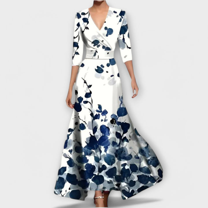 Alma - Elegant Ærmedesign Kvindekjole