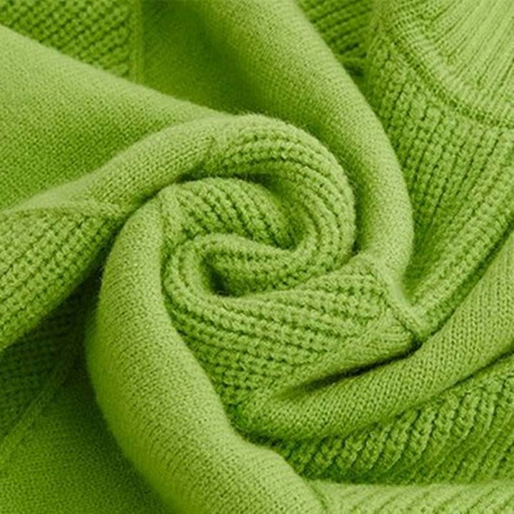 Remmy | Struktureret Rullehals Sweater i Strik