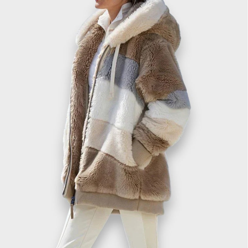 Harper | Vinterjakke med hætte og lynlås