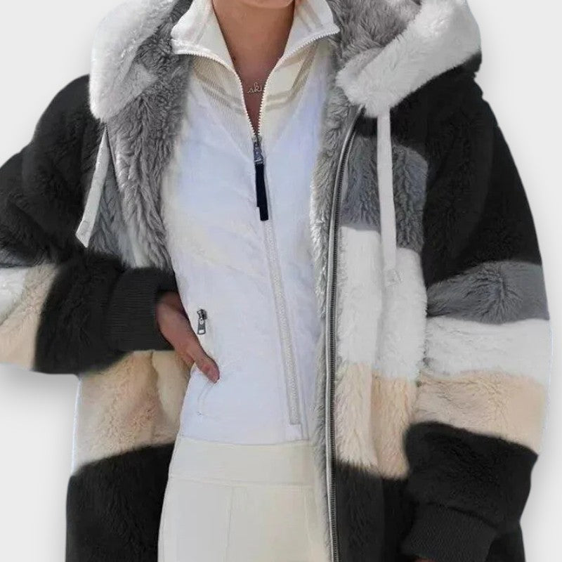 Harper | Vinterjakke med hætte og lynlås