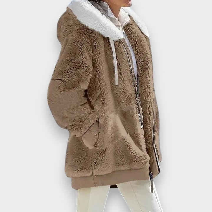 Harper | Vinterjakke med hætte og lynlås