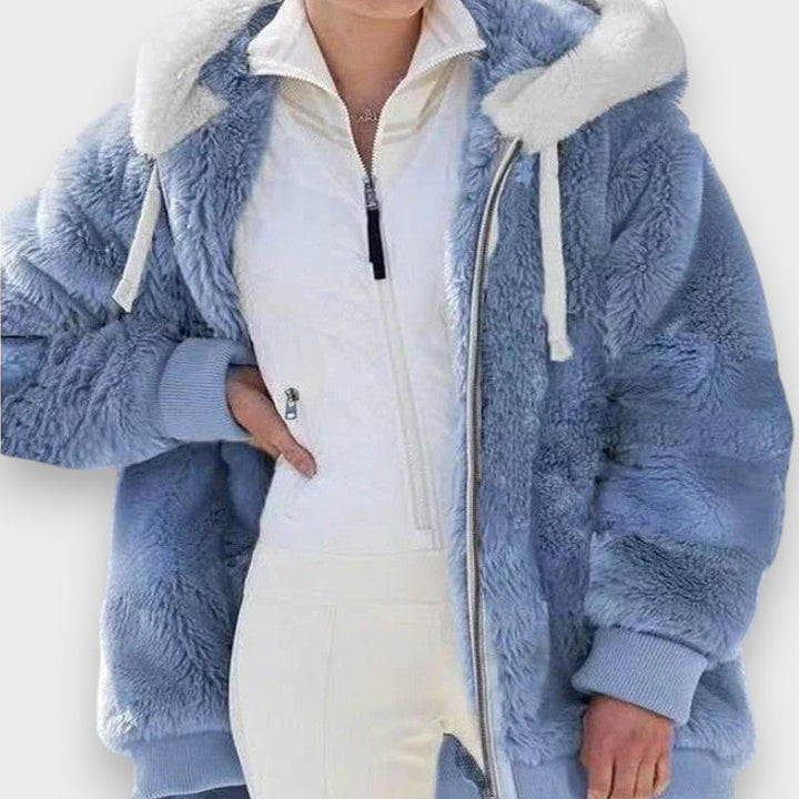 Harper | Vinterjakke med hætte og lynlås