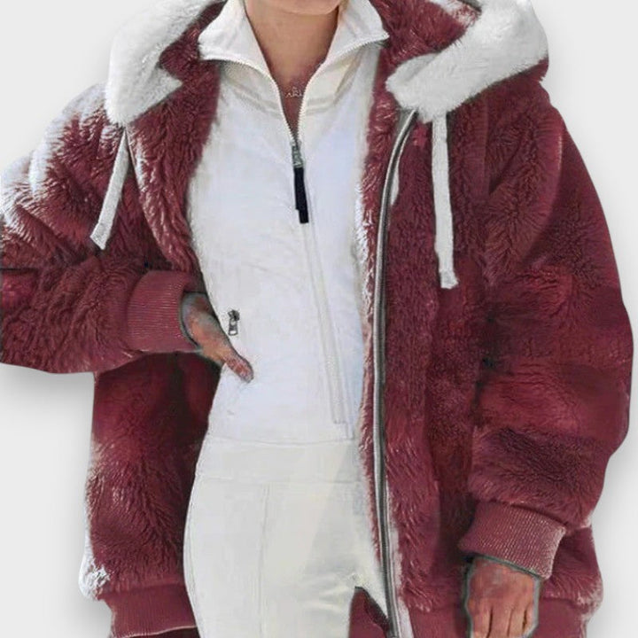 Harper | Vinterjakke med hætte og lynlås