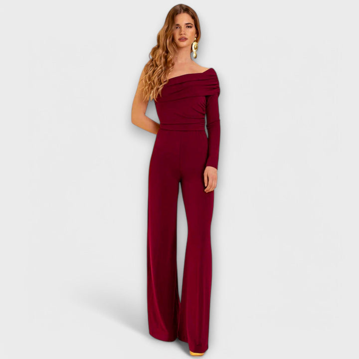 Fiona – Elegant Én-Skulder Jumpsuit