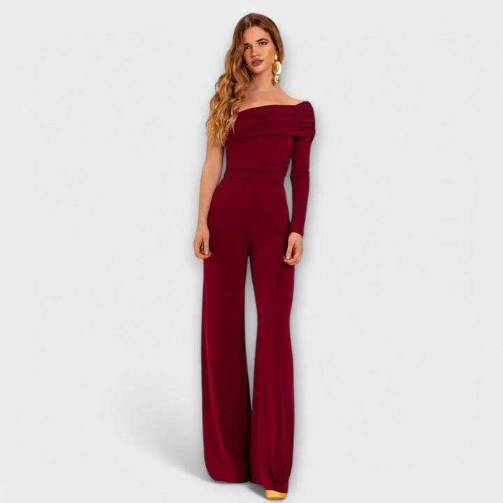 Fiona – Elegant Én-Skulder Jumpsuit