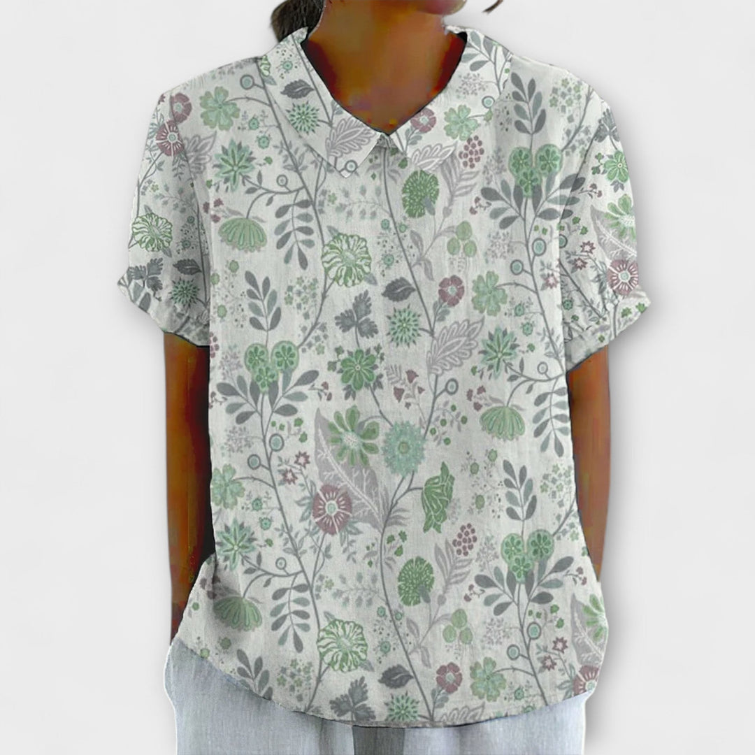 Chrissi – Blomster Skjorte