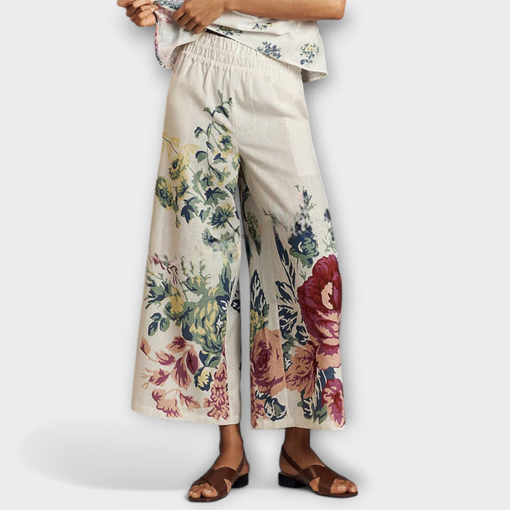 Indigo - Sommer Blomster Mønster Sæt