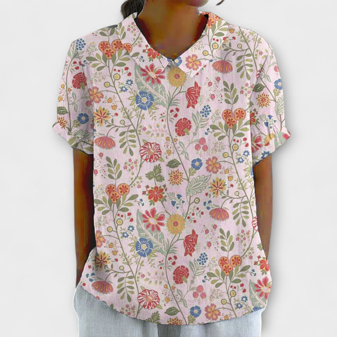 Chrissi – Blomster Skjorte