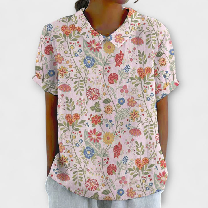 Chrissi – Blomster Skjorte