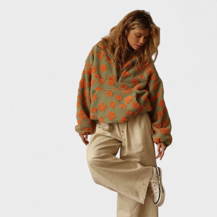 Daisy | Bloom fleece pullover