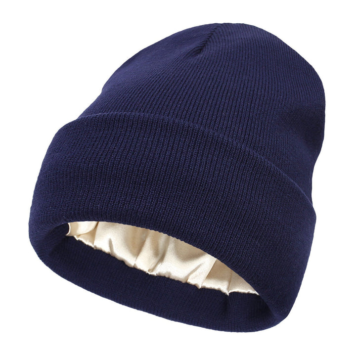 Elegant Satin-Finish Beanie