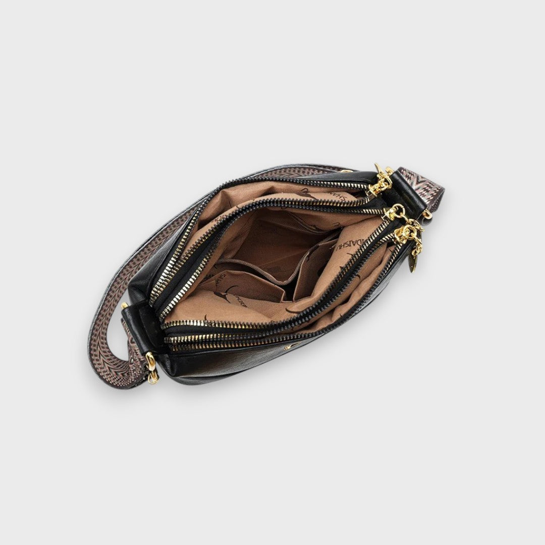 Jana | Skuldertaske lavet af raffineret læder