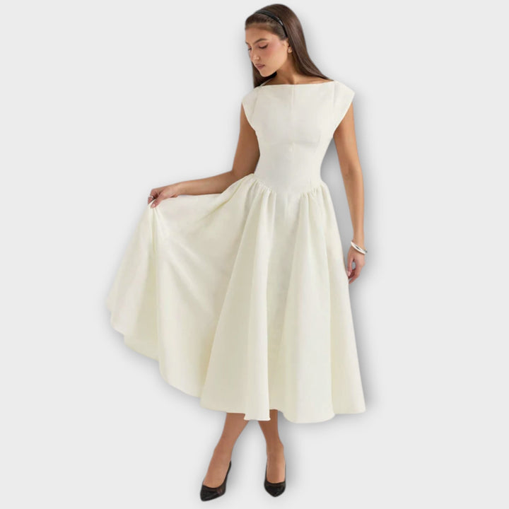Victoria - Stilfuld Midi Kjole