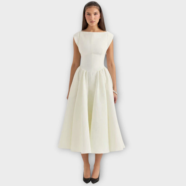 Victoria - Stilfuld Midi Kjole