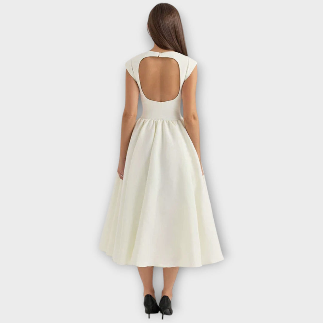 Victoria - Stilfuld Midi Kjole