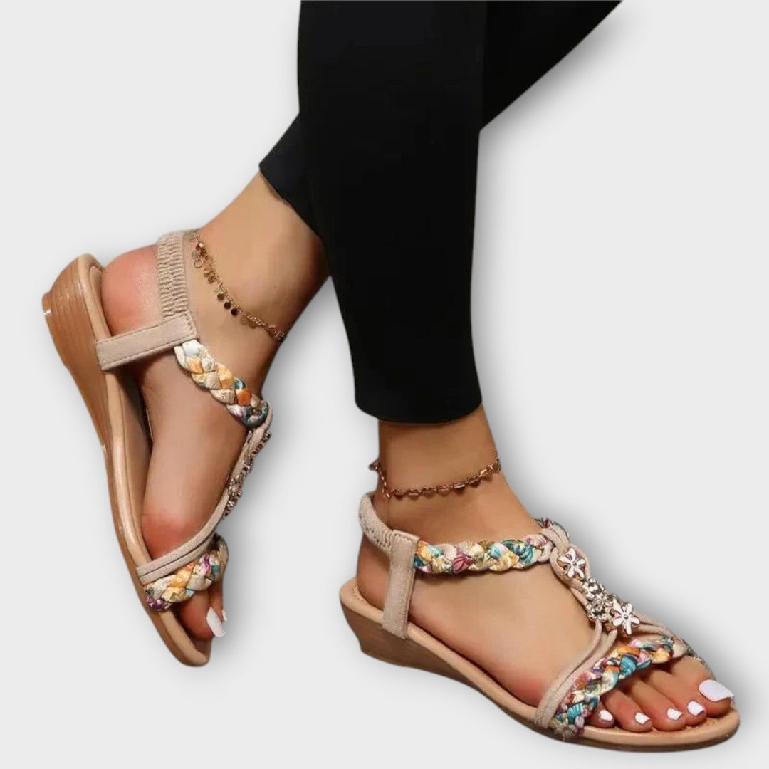 Bequemi Kvinders Sandal i Bohemsk Stil