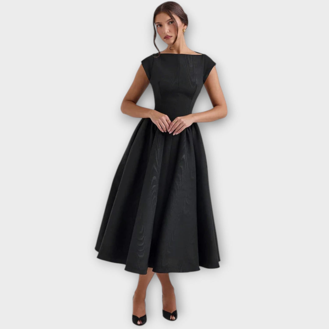 Victoria - Stilfuld Midi Kjole